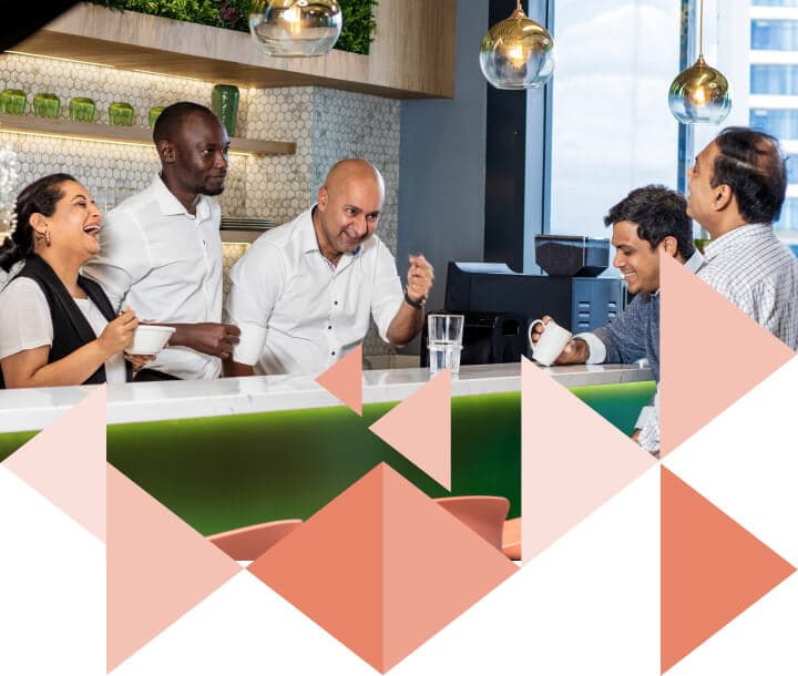 Amadi team members collaborating on venture capital projects